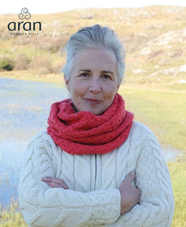 Aran Super Soft Merino Wool Snood without buttons - Celtic CollectionsClothingB859660