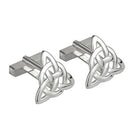 Beautiful Sterling Silver Trinity Knot Cufflinks - Celtic CollectionsJewelrySOLVAR6434