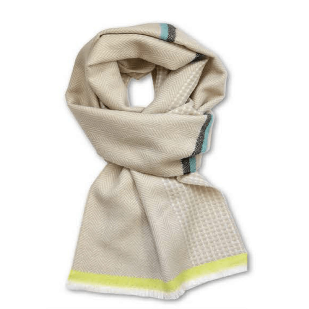 Beige Herringbone Woven Scarf - Celtic CollectionsScarfPF4045