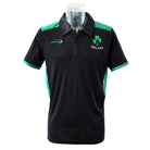 Black Ireland Performance Polo Shirt With Green Underarm And Trim - Celtic CollectionsClothingR2032