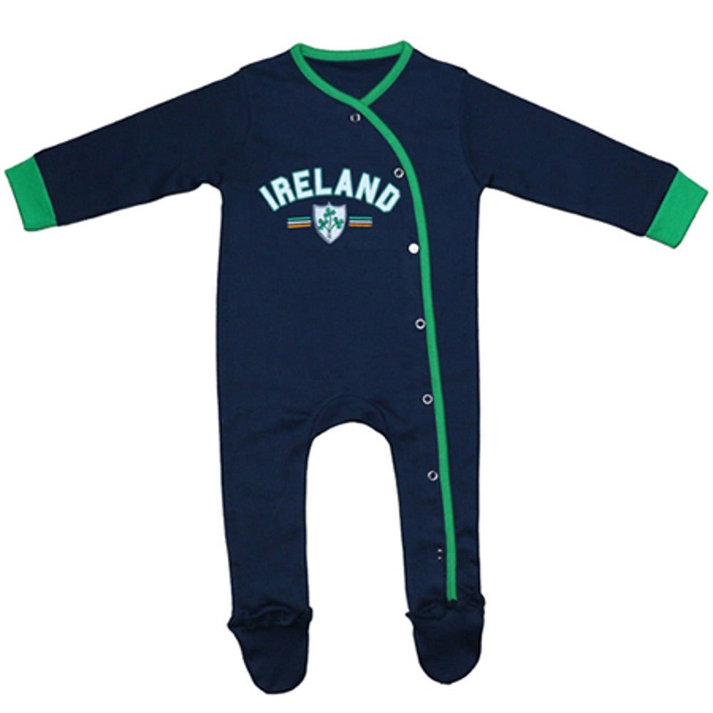 Celtic Kids Rugby Ireland Babygrow - Celtic CollectionsClothingBGRI