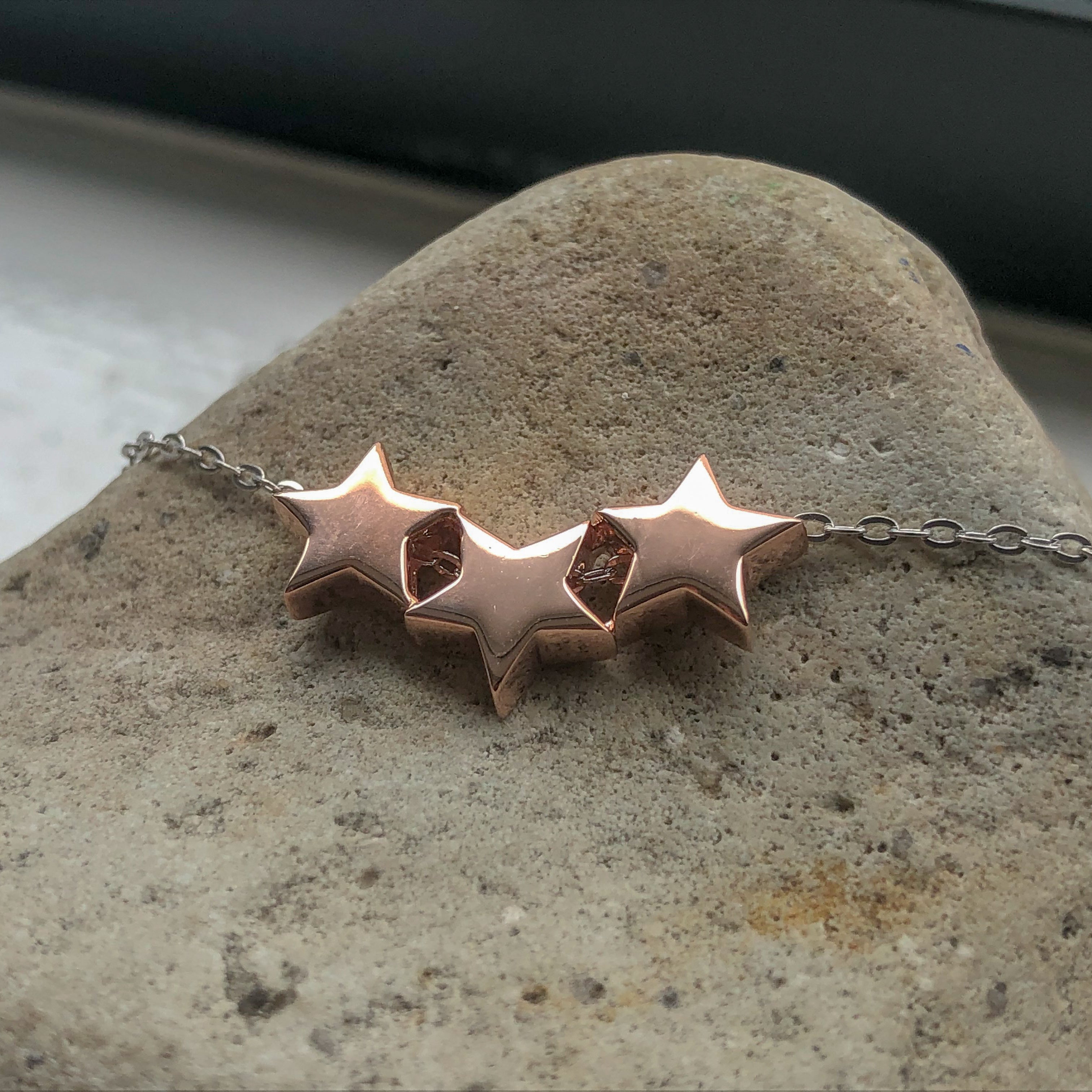 Celtic Woman Rose Gold Plated Star Pendant exclusive to our Celtic Collections store - Celtic CollectionsJewelrySTAR2