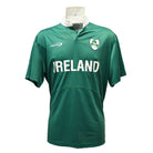 Green Ireland Short Sleeve Rugby Performance Top With Shamrock Crest - Celtic CollectionsClothingR3097