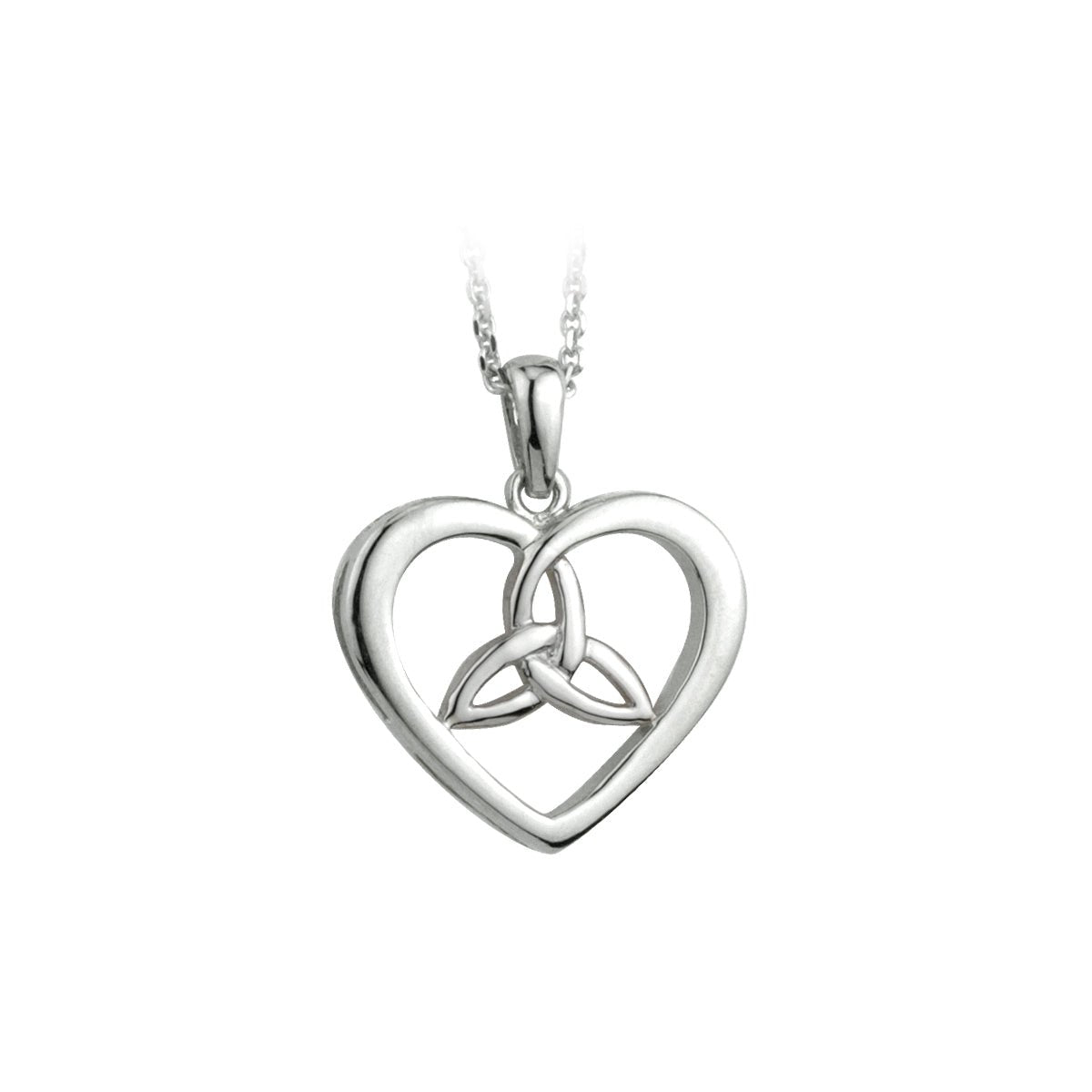 Heart & Trinity Knot Pendant - Celtic CollectionsJewelrySOLVAR44024