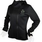 Ladies Black Triskele Side Zip Hoody - Celtic CollectionsClothingLJITYB