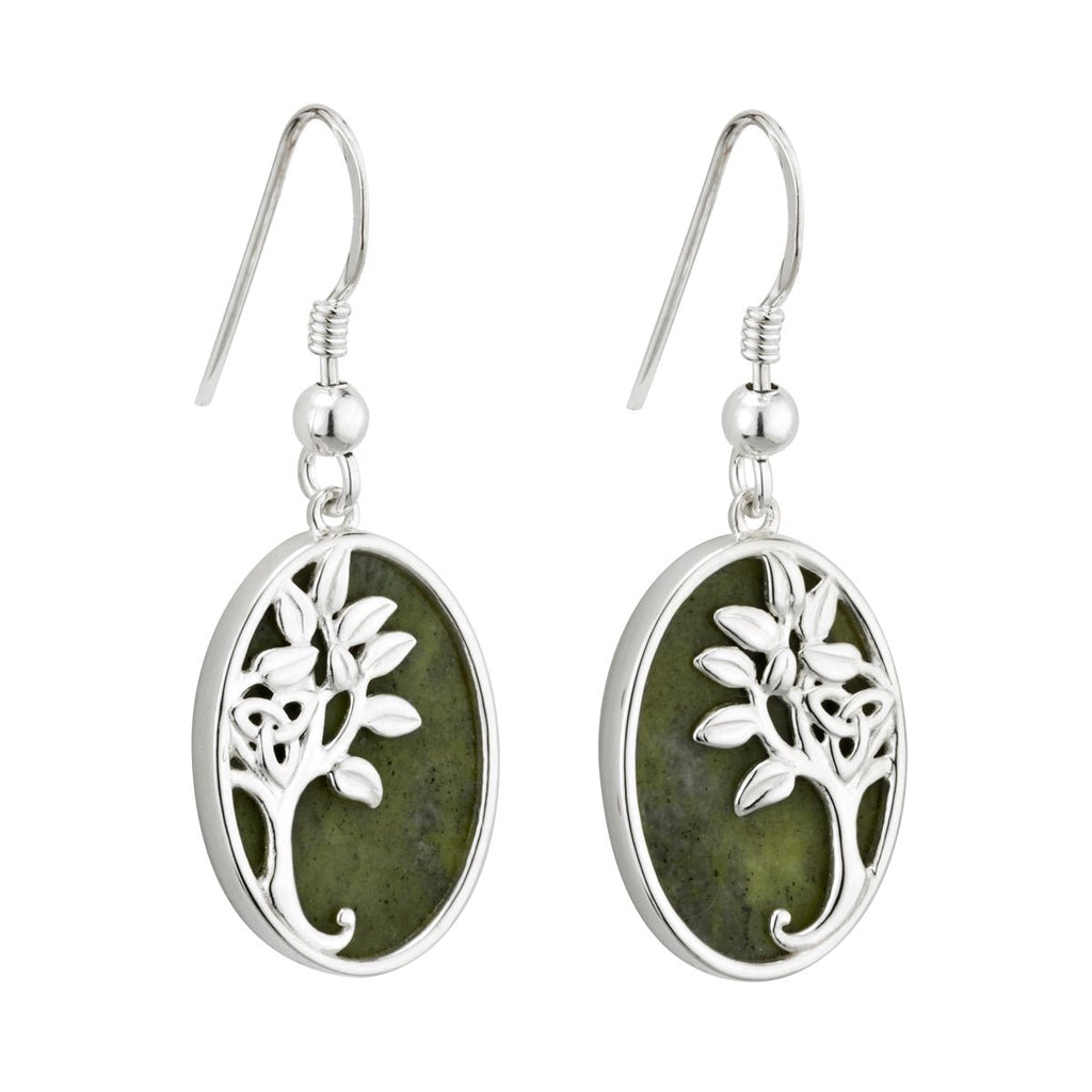 Marble Tree Of Life Drop Earrings - Celtic CollectionsJewelrySOLVAR33769