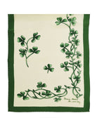 Patrick Francis Shamrock Sprig Silk Scarf Green/White - Celtic CollectionsScarfPF5032