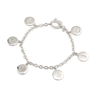 Sterling Silver History Of Ireland Charm Bracelet - Celtic CollectionsJewelryS5558