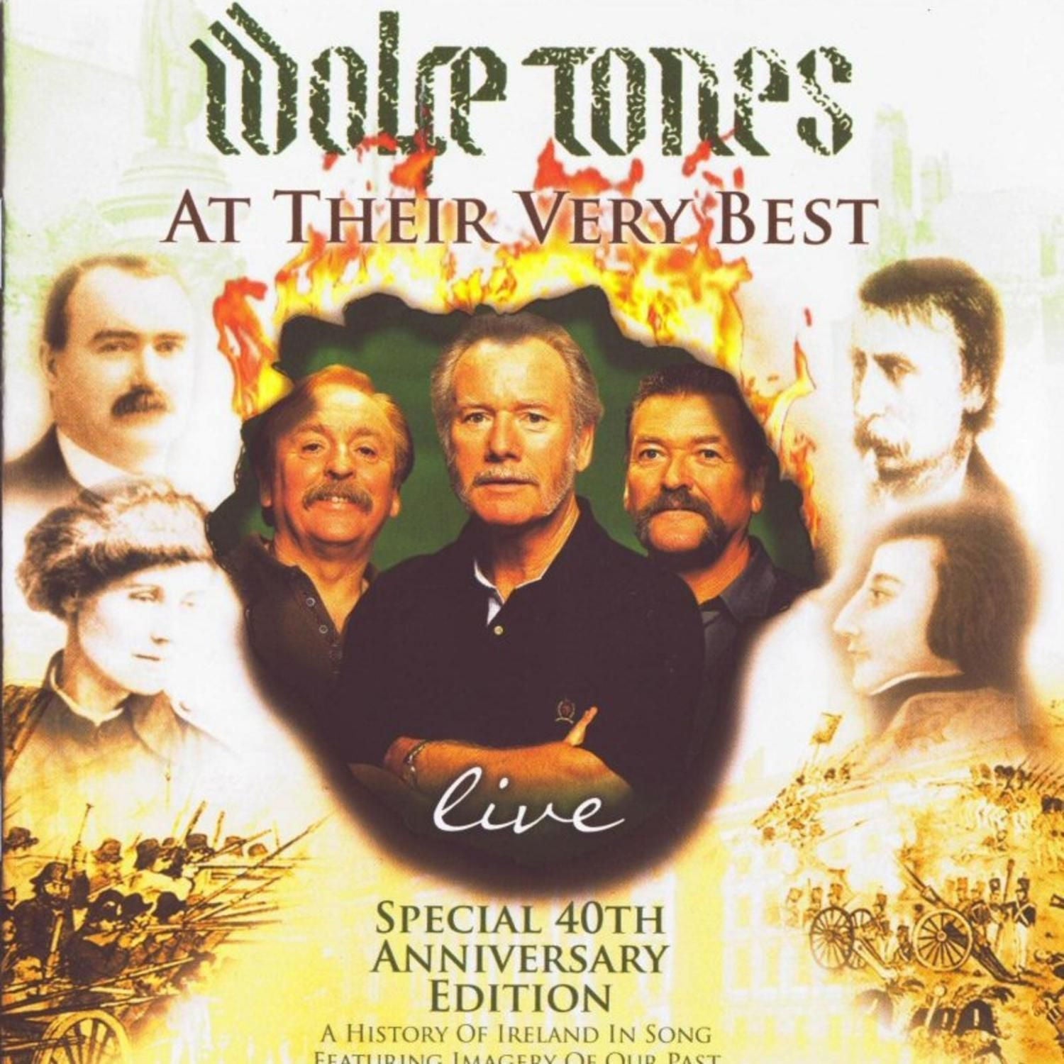 Wolfe Tones - At Their Very Best Live. 40th Anniversary - Celtic CollectionsMusic CDCCCD040